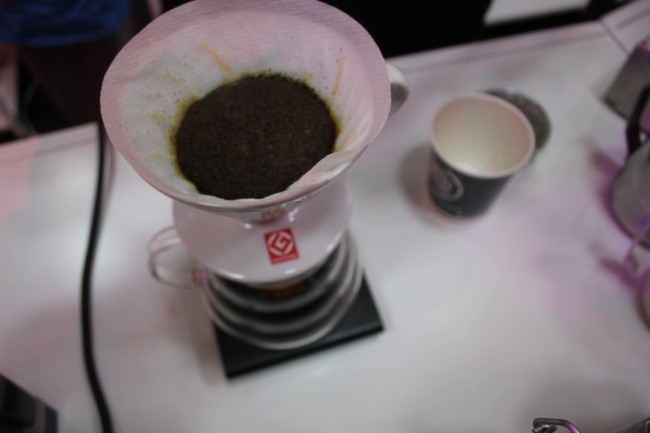 22 - 25 Ekim 2015 İstanbul Coffee Festival drip coffeist hario v60