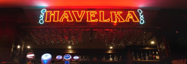 Havelka'nın bar bölümü