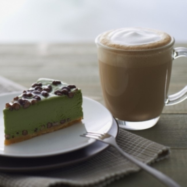 green tea cheesecake