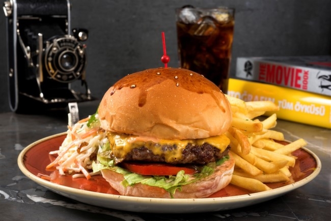 Monochrome-Hamburger-Burger