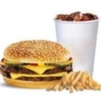 Duble Cheeseburger + Patates Kızartması + Kutu İçecek