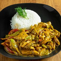 Pilav ile / Chıcken Curry Sauce , Rice