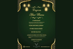 Gayrettepe Veyron Hotel'de Ramazan Boyu Enfes İftar Menüleri