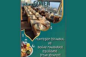 Taksim Gönen Hotel'de Boğaz Manzaralı İftar Menüleri