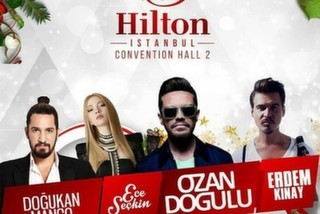 Hilton Convention Hall 2'de, New Year Party'15